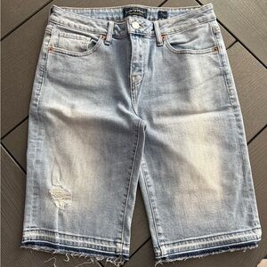 Lucky Brand Light Blue Denim Bermuda Shorts